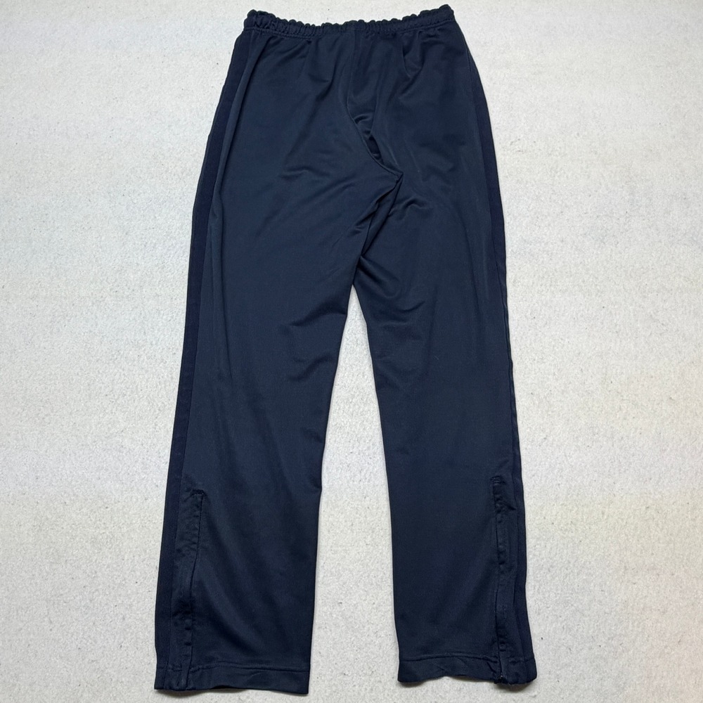 Vintage Nike Track Pants Navy Blue Y2K Baggy Skater Zipped Cuffs Mens Large - Picture 2 of 12